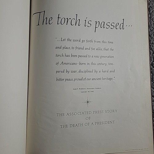 The Torch Is Passed The Death Of A President JFK John F. Kennedy Book - Picture 3 of 7