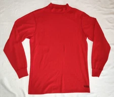 NICE XGO Flight Deck Jersey Flame Resistant Long Sleeve Red Mock Neck Large L