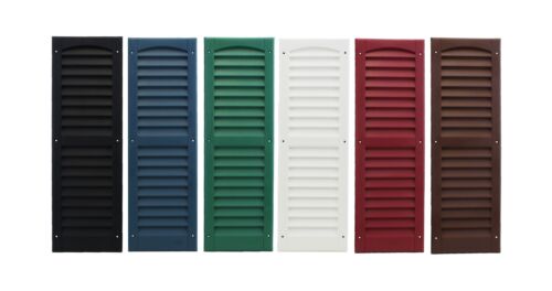 Shed Shutters 9" x 27" One Pair 6 Colors Playhouse Storage Sheds Garages Coops - Afbeelding 1 van 7