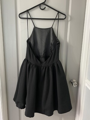 fit and flare backless dress Backless Lace Up Mini Dress main image 0