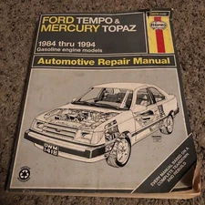 Haynes Automotive Repair Manual Book 36078 1984-1994 Ford Tempo Mercury Topaz