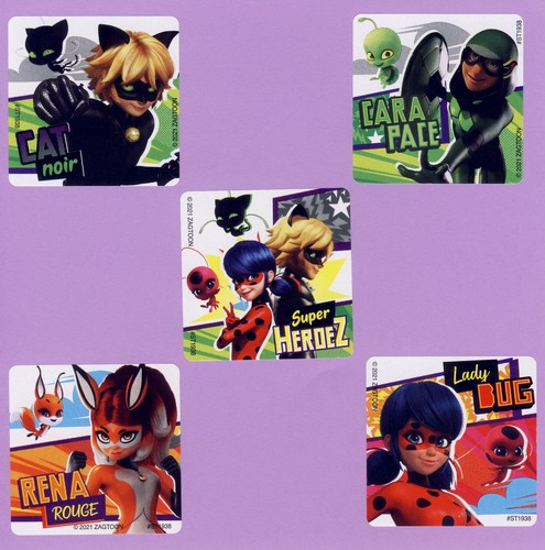 15 Miraculous Tales Of Ladybug And Cat Noir Large Stickers Rena Rouge Carapace Ebay