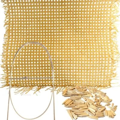 Thonet Stuhl Reparatur Komplett Set mit Wiener Geflecht, Splintpeddig Holzstifte