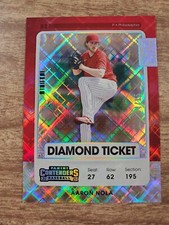 Aaron Nola 2021 Panini Contenders Diamond Ticket #04/15