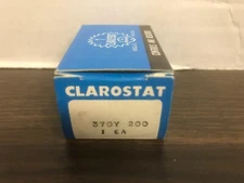 370Y200 200Ω 200 ohms Multiturn Potentiometer 20-turn New NOS NIB 1-1/4" 1 watt