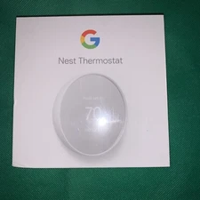 NEW Google Nest Thermostat Snow Model G4CVZ Smart Programmable Open Box 📦 0WEW