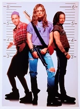 AIRHEADS MOVIE POSTER~BRENDAN FRASER & ADAM SANDLER~1994 PROMO PINUP CLIPPING