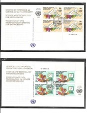 United Nations  NY SC # 611-612 Science And Technology . FDC. WFUNA