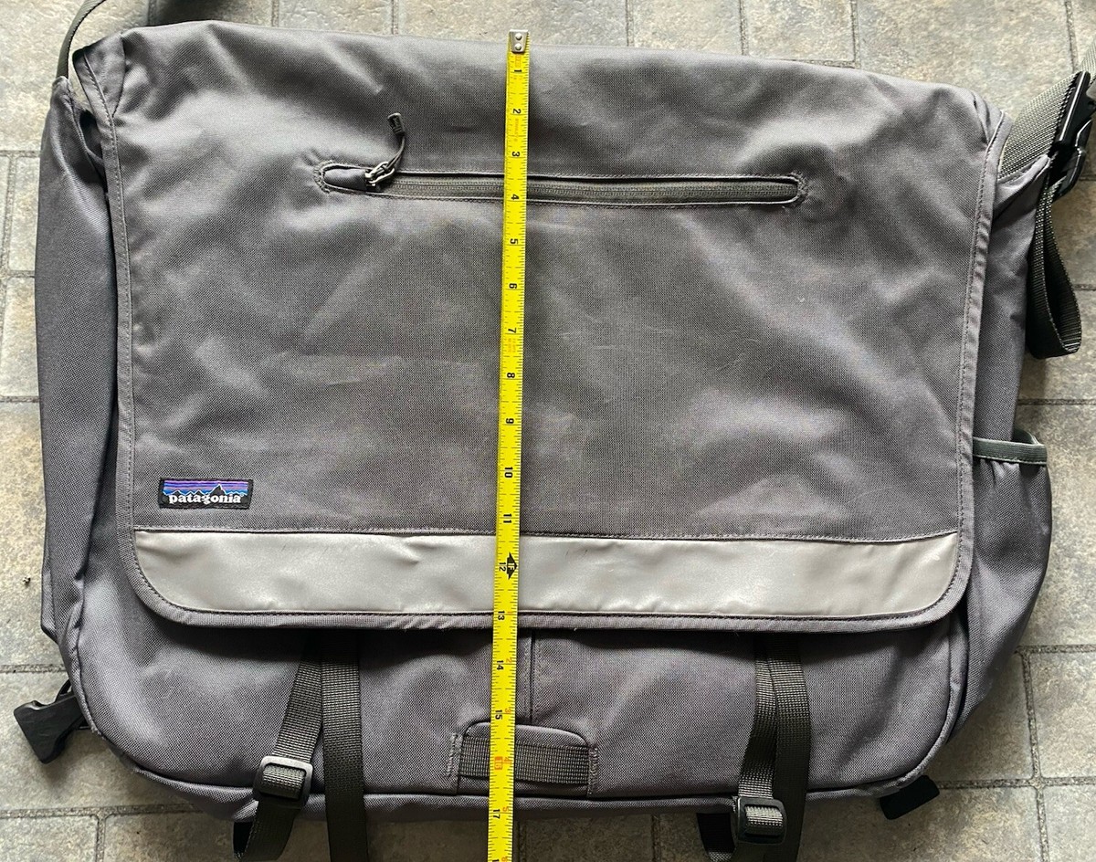 Patagonia Shoulder Messenger Bag Gray Flaws Wear | eBay