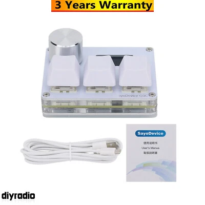 SayoDevice O3C OSU White Custom Keyboard Gaming Keyboard Rapid Trigger