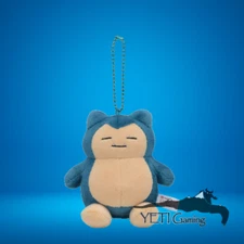 Snorlax Pokemon Dolls Mocchiri Mascot Plush Keychain Pokemon Center Japan