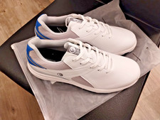 Superb new Breathable Golf shoes UK 9.5/10 EU45 White/grey/Blue