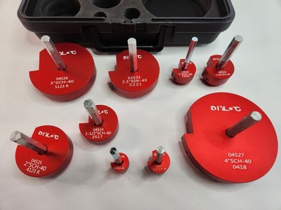 New Diylog 9 Piece PVC Pipe Reamer SCH40 PVC Fitting Saver Pipe Reamer