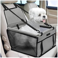 Petshome Dog Car Seat, Foldable Dog Car Booster Seat Waterproof Breathable Oxfor