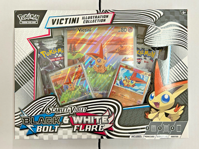 Pokemon Black Bolt White Flare Victini Illustration Collection
