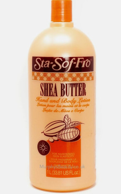 Sta-sof-fro | Sheabutter Hand & Body Lotion (1 Liter) 12er Pack volle Box