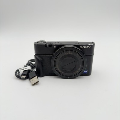Sony Cyber-shot DSC-RX100 20,2 MP Digitalkamera - Schwarz - Getestet Gebraucht