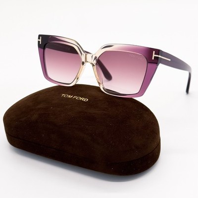 NEW TOM FORD TF1030 83Z BLACK/VIOLET FT1030/S 83Z WOMEN SUNGLASSES TOM FORD