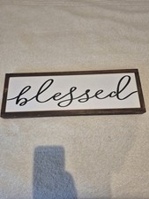 Blessed home decor sign