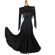 Fashion Girl Dancewear Dress Waltz Competition Suit Dance Costume Ballroom Dress