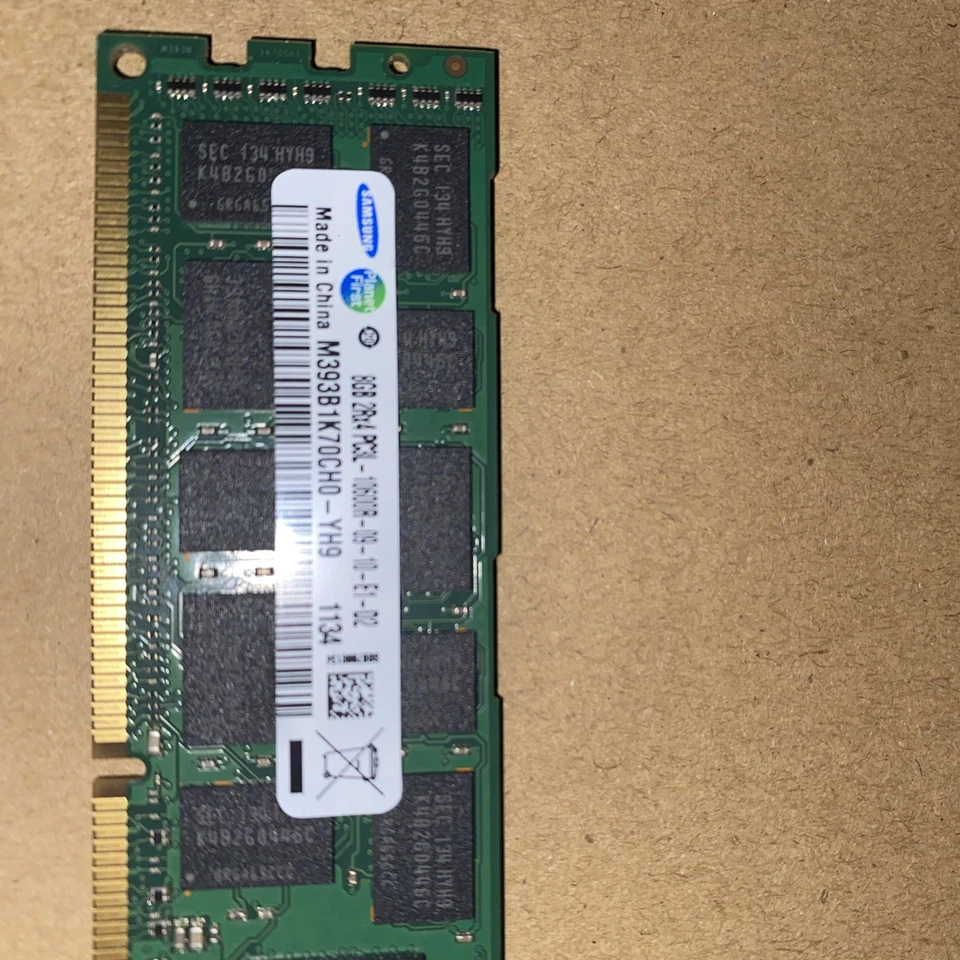 Cisco 15-12305-01 Samsung 8GB 2Rx4 PC3L-10600R-09-10-E1-D2 Ram - Image 2 of 4