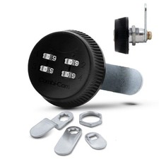Combi-Cam 7803S 4-Dial Secure Combination Cabinet Door Lock With 5/8" Cylinder