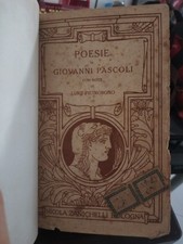 GIOVANNI PASCOLI POEMS BY GIOVANNI PASCOLI 1927 Zanichelli