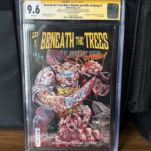 BENEATH THE TREES RITE OF SPRING 1 CGC 9.6 SIGNED 3X OTTLEY HORVATH BROWNE 15/19