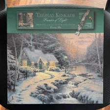 Thomas Kinkade Ceaco 500 Piece Jigsaw Puzzle “Evening Glow” SEALED 2002