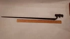 Civil war socket bayonet cast iron militaria military blade antique