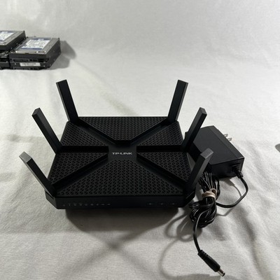 TP-LINK Archer C3200 AC3200 Tri-Band Gigabit Wireless AC Router With Adapter