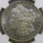1888-S Morgan Silver Dollar $1 Semi-Key Date Coin NGC AU DETAIL CLEANED