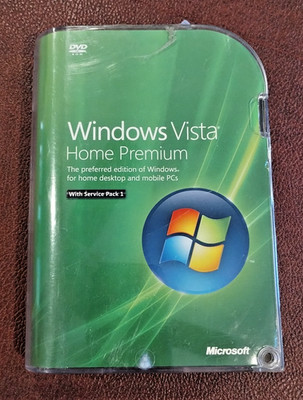 Microsoft Windows Vista Home Premium SP1 Version for Windows With Key