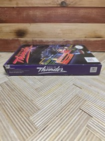 Days of Thunder Nintendo NES 1990 Racing Game Box And Cartridge And Poster