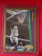 1992-93 Fleer Shaquille O'Neal Rookie RC Sharp corners #298 Magic