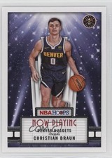 2022-23 Panini NBA Hoops Now Playing Christian Braun #18 1j10