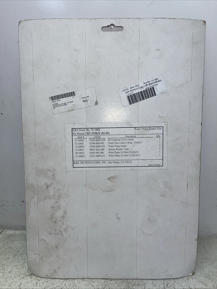 Kit de reparación de junta/sello de aceite/cubierta de embrague/junta de bomba de agua Honda CRF 250R/X 2004-09 Foto 2 de 2