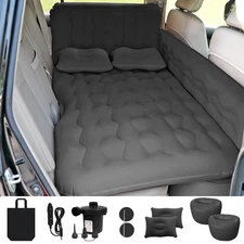 ISWEES Car Air Mattress SUV Bed with Pump, Pillows, Footrests for Back Seat T...