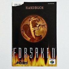 Thumbnail of ebay&reg; auction 147232796292 | Nintendo 64 Handbuch FORSAKEN dt. Spielanleitung Manual Instruction Booklet
