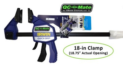 QC-Mate 18-in Hydraulic Quick Coupler Connect Under Pressure Clamp