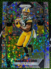 Randall Cobb 2017 Panini Prizm Card #131 Disco Prizm Green Bay packers