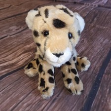 Vintage Toys R Us Animal Alley Cheetah Plush Soft Stuffed Toy 18" Cute 