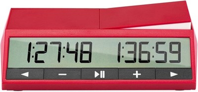 DGT 2500 Official FIDE Chess Clock with Clear Display, Visible Lever,
