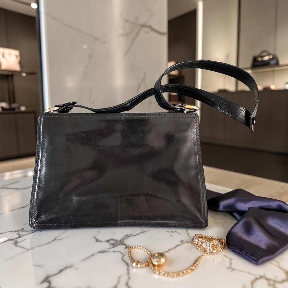 Bottega Veneta Black Patent Bags & Handbags for Women for sale | eBay