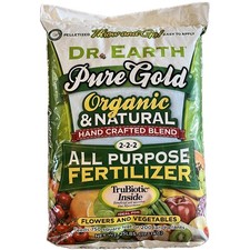 Dr. Earth Pure Gold Organic & Natural All Purpose Fertilizer, 25 Pounds 1.77 per gallon