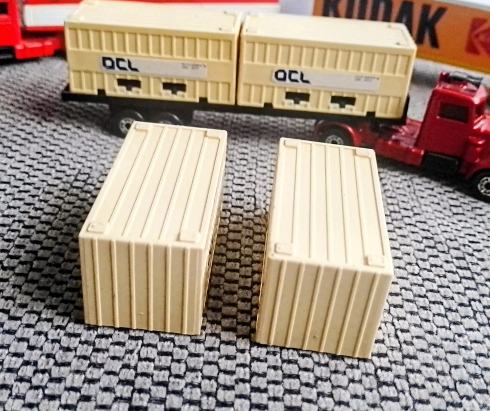 Matchbox P.S.I. Container OCL (2 Stück), für Two Pack TP 22, Flat Car - Bild 4 von 4