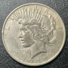 1923 Peace Silver Dollar $1 Coin  90% Silver -