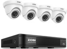 4 Camaras De Seguridad Wifi Exterior 1080P Inalambrica Con Vision Nocturna Video