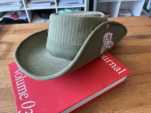 Vietnam War “Go To Hell” Hat Takhli Thailand RTAFB Frog Skin Camo Liner 1960’s