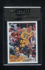 BAS 1993-94 Fleer Doug Christie #99 Seal of Authenticity Auto 3c7